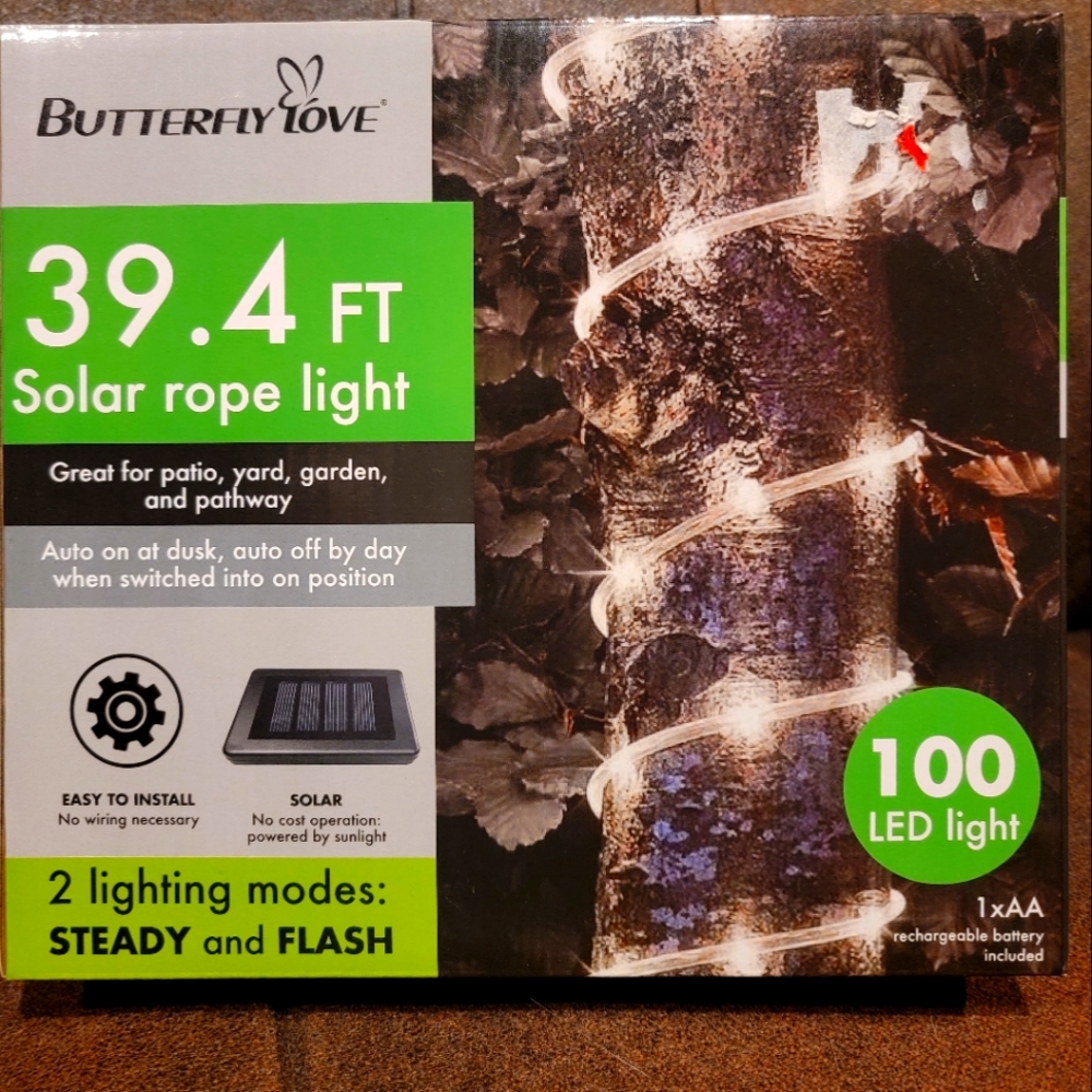 New Butterfly Love Outdoor Solar Lights